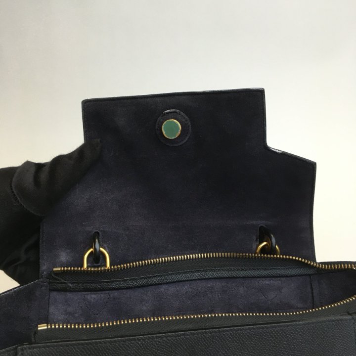 【国内発送】MICRO BELT BAG IN GRAINED CALFSKINセール Céline Pre-Owned 2018-2024 Nano Grained Calfskin Belt Bag