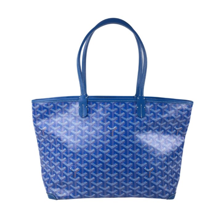 Goyard 幾何学模様 ボストンバッグ　青 Goyard 幾何学模様 ボストンバッグ 青Ω