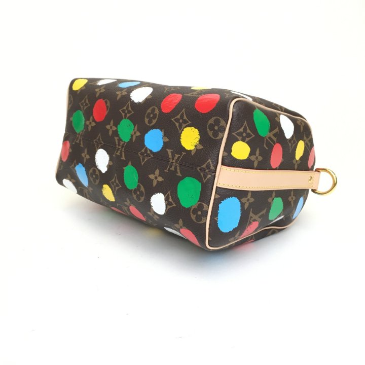 Louis Vuitton X Yayoi Kusama Speedy Bandouliere 25 - Luxe Du