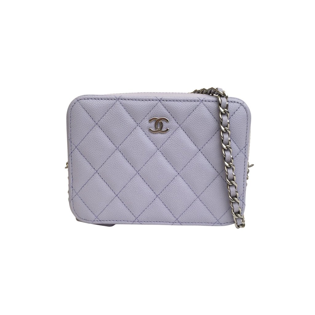 Chanel Camera Case 21K Purple Caviar Luxe Du Jour