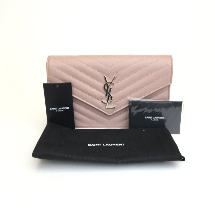 Saint Laurent (YSL) Cassandre Wallet On Chain (WOC) - Luxe