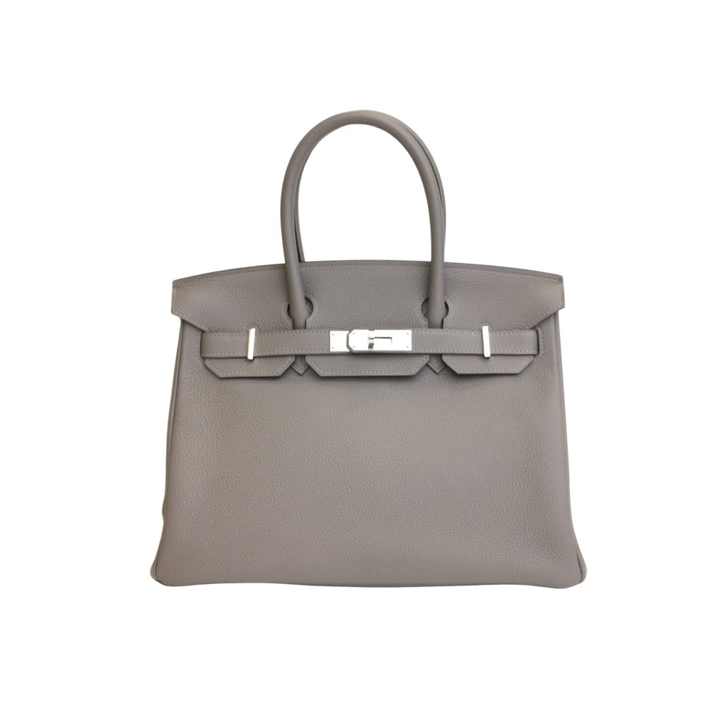 Hermes Birkin 30 Gris Asphalt Togo PHW - Luxe Du Jour