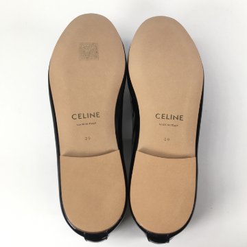 直営店【CELINE】LES BALLERINES CELINE ダブルストラップ LES BALLERINES CELINE DOUBLE STRAP IN LAMBSKIN - | CELINE