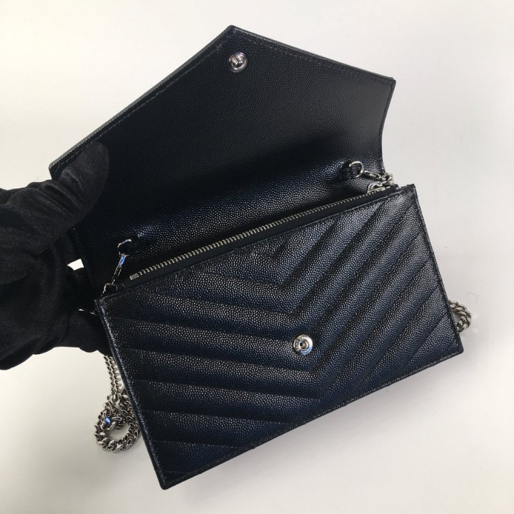 saint laurent monogram wallet