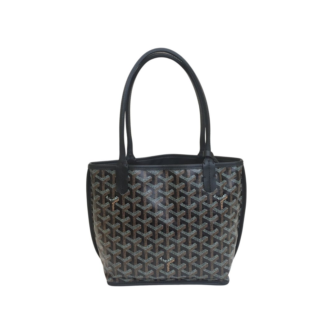 正規品　新品　GOYARD アンジュミニ　ANJOU MINI NOIR ゴヤール GOYARD GOYARD ハンドバッグ ANJOU MINI アンジュ
