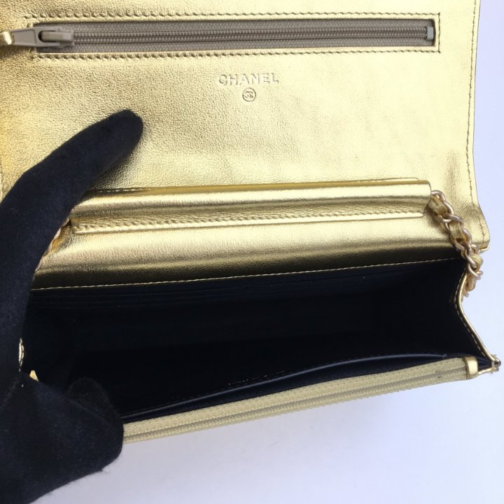 気品溢れる人気モデル☆【CHANEL】Small Flap Wallet ゴールド 楽天市場】≪Brand new≫ CHANEL Flap Small Wallet Black Gold