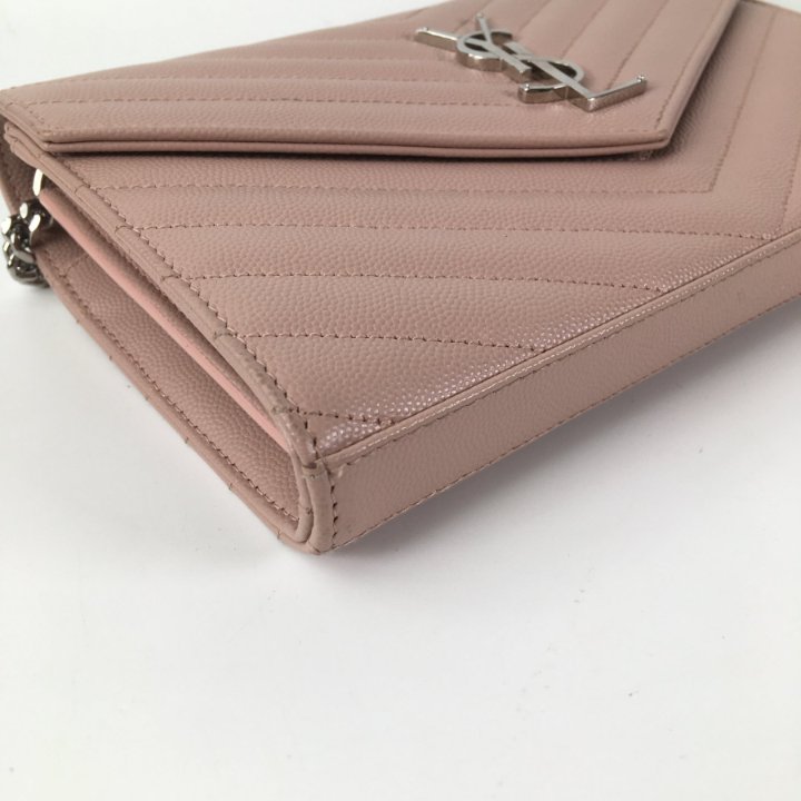 Saint Laurent (YSL) Envelope Large Wallet on Chain (WOC