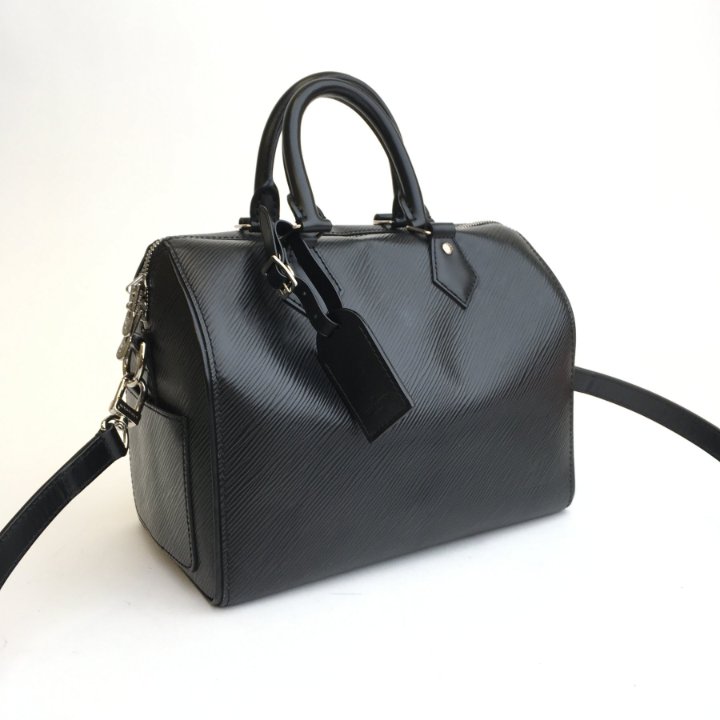 美✨Louis Vuitton Épi serviette ビジネスバッグ 黒 Louis Vuitton Black Epi Leather Speedy Bandouliere 25 Bag
