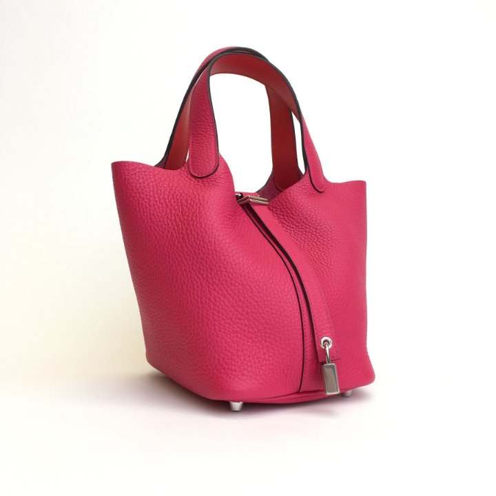 Hermes Picotin Lock 18 Rose Mexico Clemence PHW