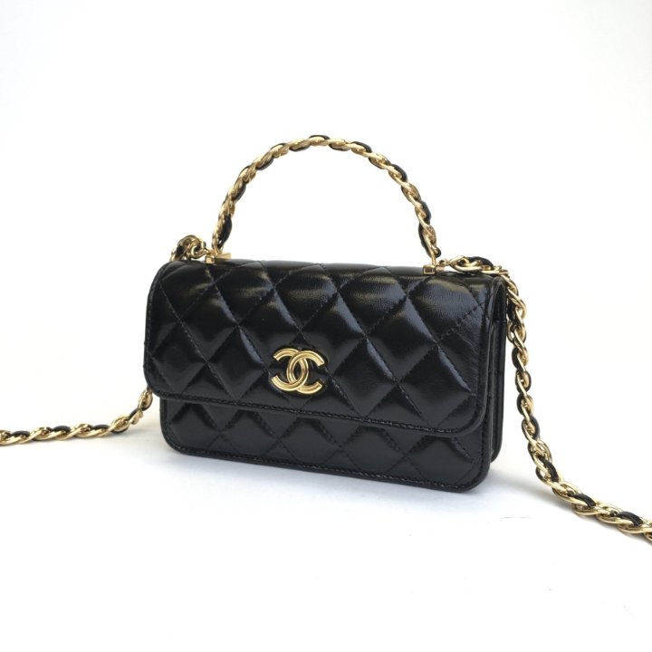 【ヴィンテージ】Rank:S☆Chanel Black Coco Handle Small Bag Chanel Vintage - Small Caviar Coco Top Handle Bag - Black