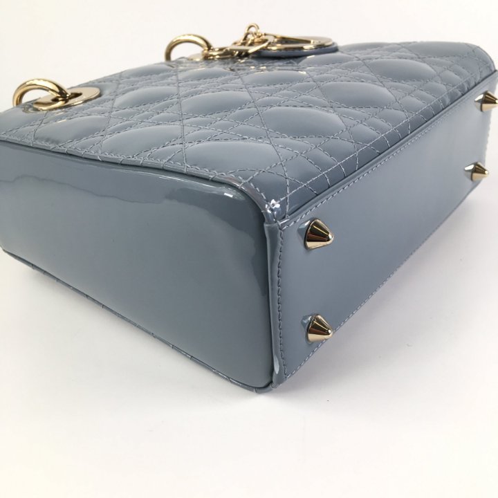 【ヴィンテージ】Rank:B☆Dior ブルー＆ゴールド オブリック BAG 【ヴィンテージ】Rank:B☆Dior BAG オブリック ブルー＆ゴールド