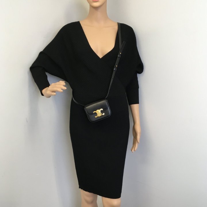 Celine Mini Claude | Black Gold Handbag - Luxe Du Jour