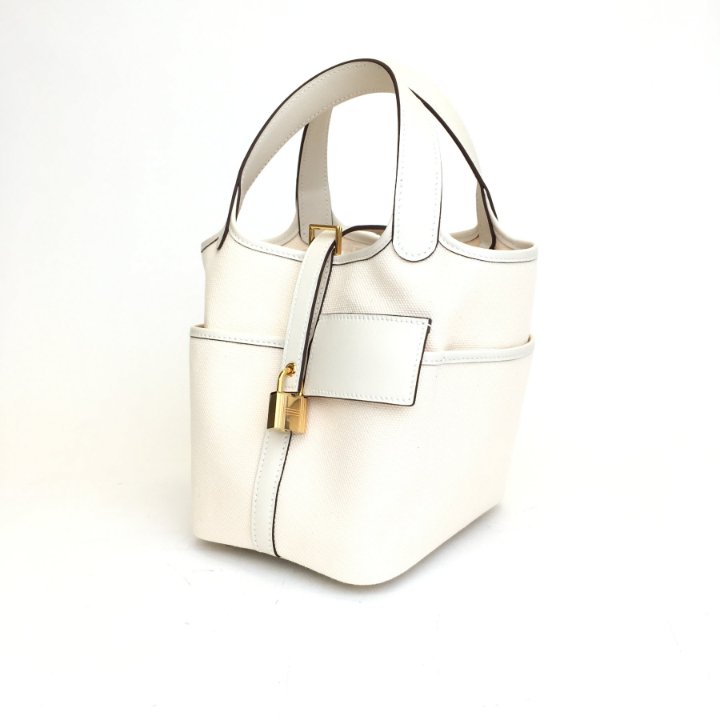 Hermes Picotin Cargo Lock 18 Nata Canvas - Luxe Du Jour