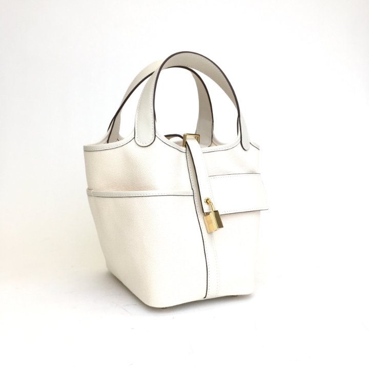 Hermes Picotin Cargo Lock 18 Nata Canvas - Luxe Du Jour
