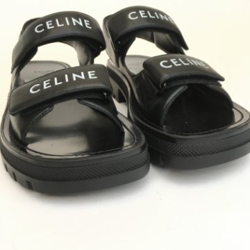 【CELINE】セリーヌ　レオ ベルクロストラップ サンダル　39 セール21%OFF】セリーヌ CELINE CELINE サンダル LEO STRAPPY