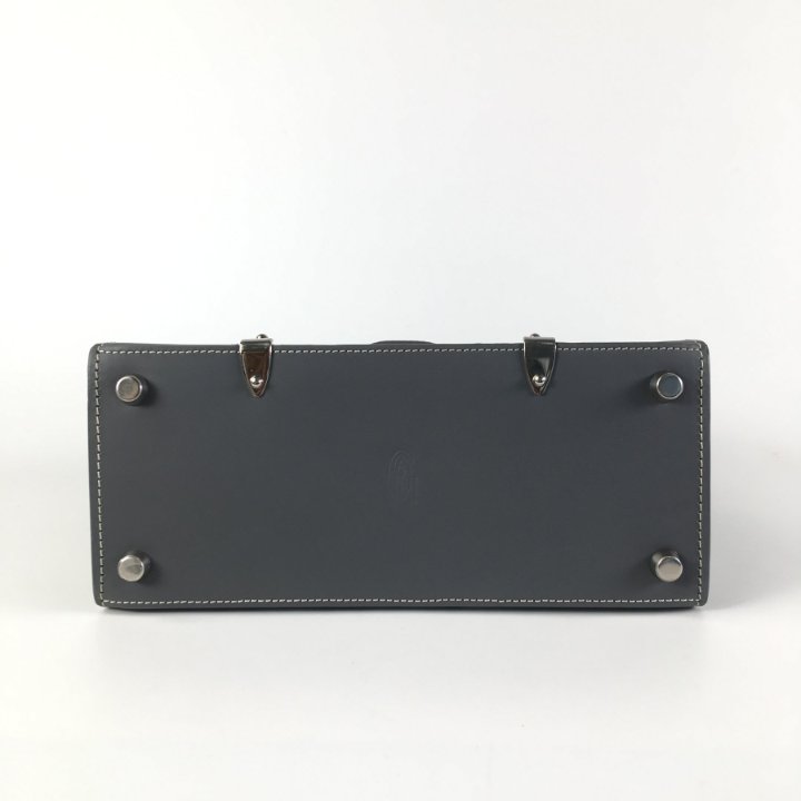美品【GOYARD】ブラック レザー SAIGON ミニ ハンドバッグ GOYARD 【直営買付】ゴヤール サイゴン ミニ ハンドバッグ