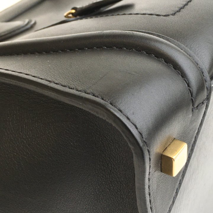 CÉLINE ブラック ミニラゲージ Mini Luggage Celine Mini Luggage Smooth Calfskin Bag | eBay