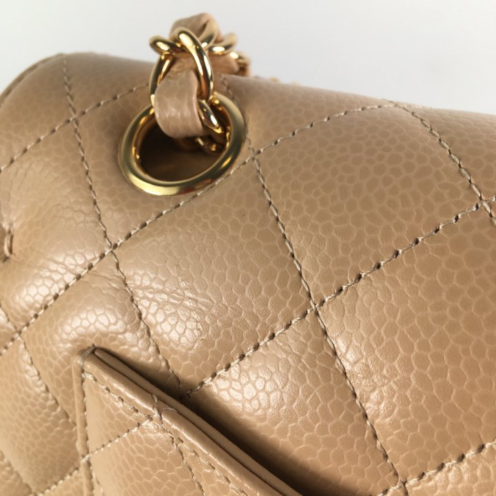 【ヴィンテージ】RankS☆Chanel Light Beige Small Series29 C19 Chanel 19 Flap Small Beige Lambskin - Luxe Du Jour