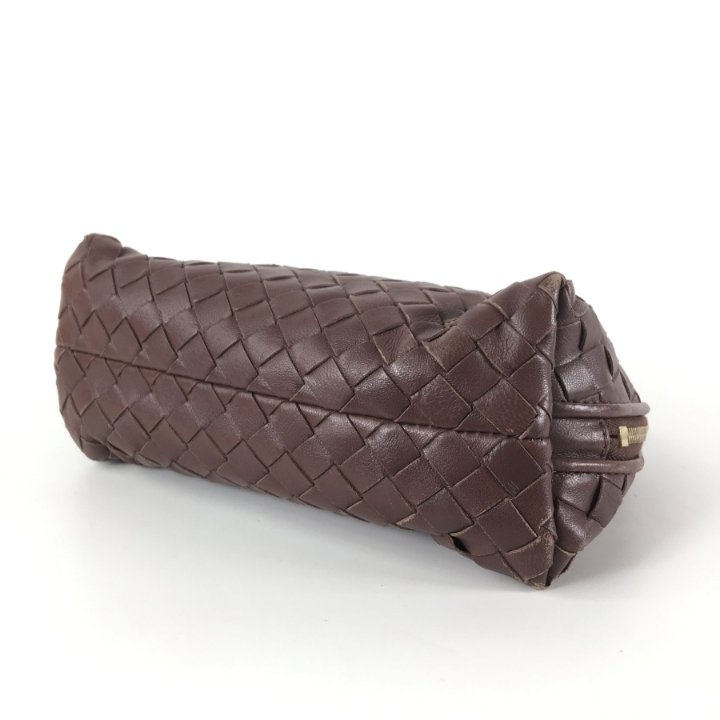 Hop leather handbag Bottega Veneta Brown in Leather - 43569665