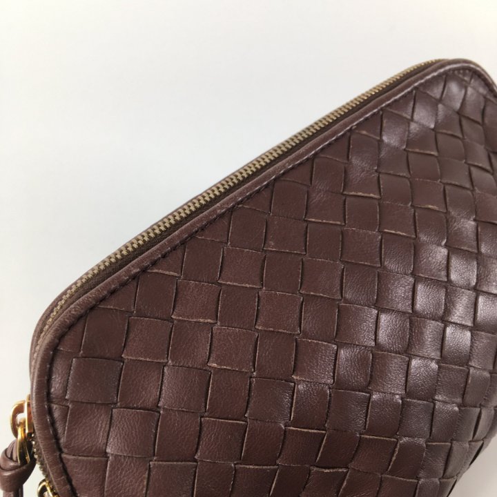 Hop leather handbag Bottega Veneta Brown in Leather - 43569665