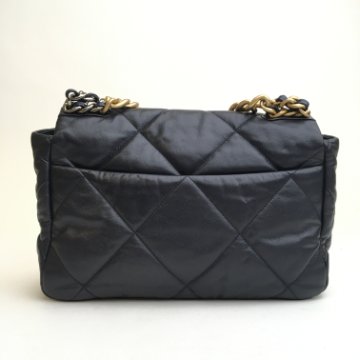 【ヴィンテージ】Rank:S☆Chanel Dark Blue Resin GHW No29 Flap Chanel Vintage Navy Blue Satin Evening Bow Bag - Luxe Bag Rental