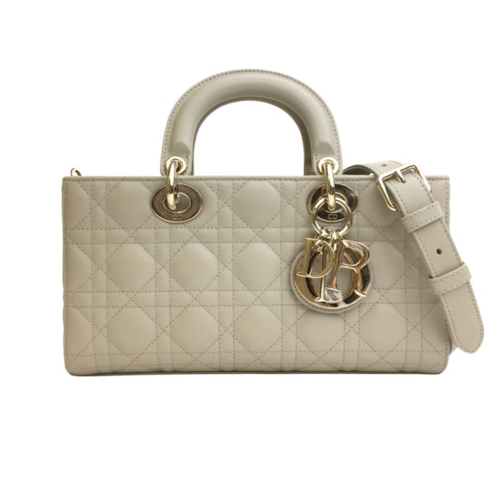 【マットで希少なデザイン】Dior LADY D-JOY ミディアムバッグ DIOR | Lady D-Joy バッグ ミディアム カナージュ ラムスキン
