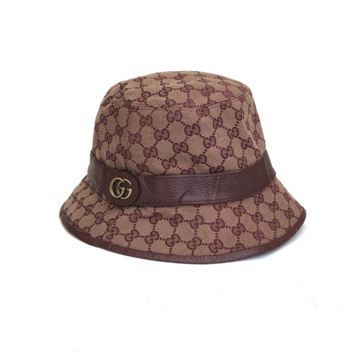 ハット Gucci Bucket Hat Original GG canvas bucket hat in black GG canvas | GUCCI® CA