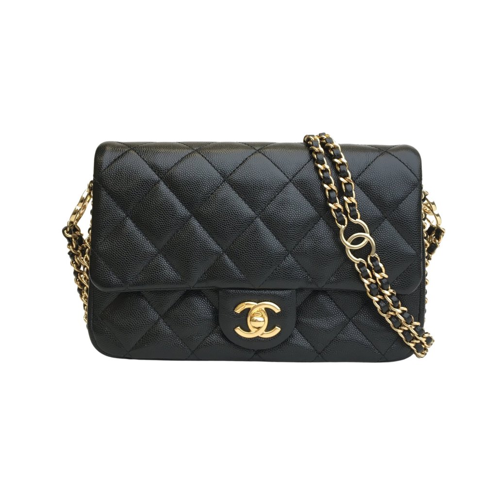 美品】 2023/24 年秋冬 CHANEL ローファー (36.5) 2023/24 AW◇送料込【CHANEL】ローファー カーフスキン ブラック