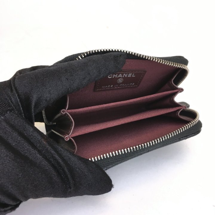 Chanel Zippy Wallet Black Caviar SHW - Luxe Du Jour