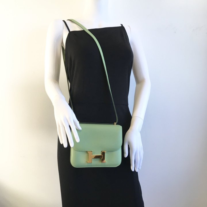 Constance Bag Hermes Constance Vert Criquet Hermes Constance 18