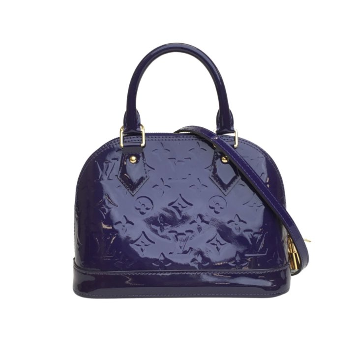 【希少】 LOUIS VUITTON Monogram Vernis Alma BB ハンドバッグ Louis Vuitton Monogram Vernis Alma BB - Luxe Du Jour