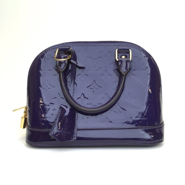 【希少】 LOUIS VUITTON Monogram Vernis Alma BB ハンドバッグ Louis Vuitton Monogram Vernis Alma BB - Luxe Du Jour