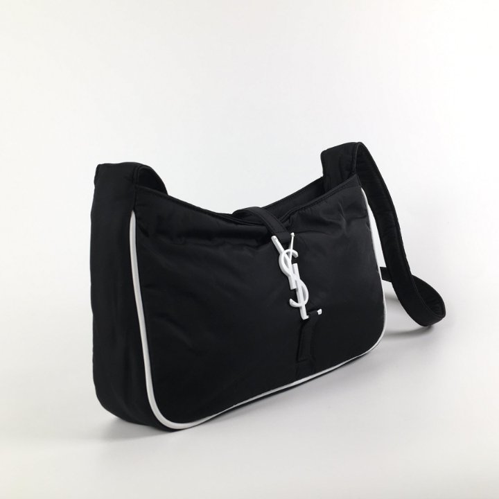 Saint Laurent (YSL) Le 5 A 7 Nylon Shoulder Bag - Luxe Du Jour
