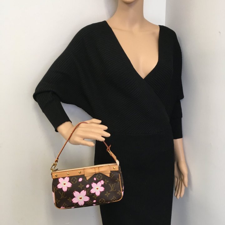 チ*ー様 LOUIS VUITTON チェリー柄ショップ袋3点セット LouisVuittonLVxTMCherryPochett