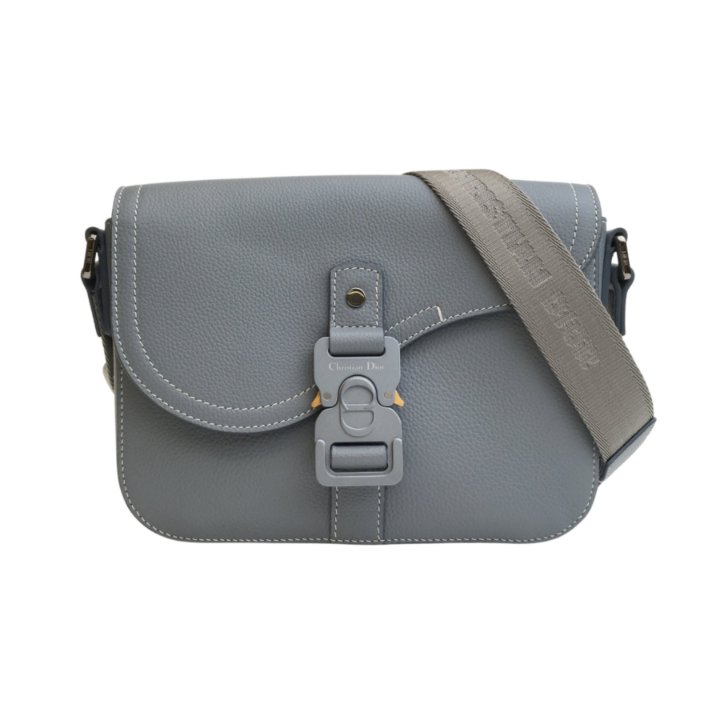 Grey Christian Dior Mini Saddle Christian Dior 2003 Gray Mini