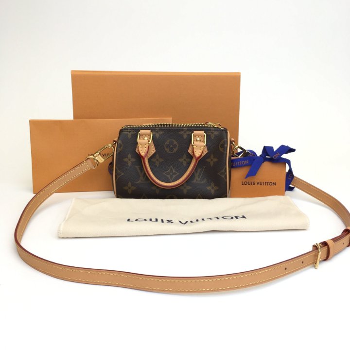 【エレガント】Louis Vuitton Nano Speedy ハンドバッグ エレガント】Louis Vuitton Nano Speedy ハンドバッグ