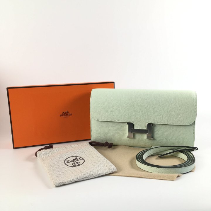 Hermes Constance To Go Vert Fizz Epsom - Luxe Du Jour