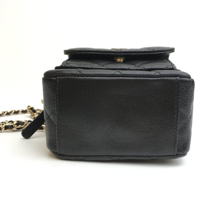 [CHANEL]★Classic Mini Backpack★Black Chanel Classic Mini Backpack 24C Black Caviar LGHW - Luxe