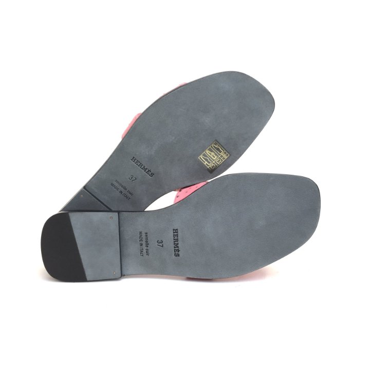 Hermes Oran Sandals Sz 37 - Luxe Du Jour