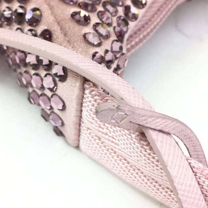 Prada Re-Edition 2000 Satin Mini-Bag With Crystals Luxe Du Jour