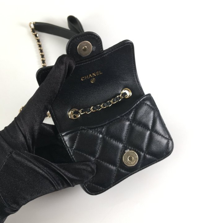 Chanel Bow Belt Bag Black Lambskin - Luxe Bag Rental