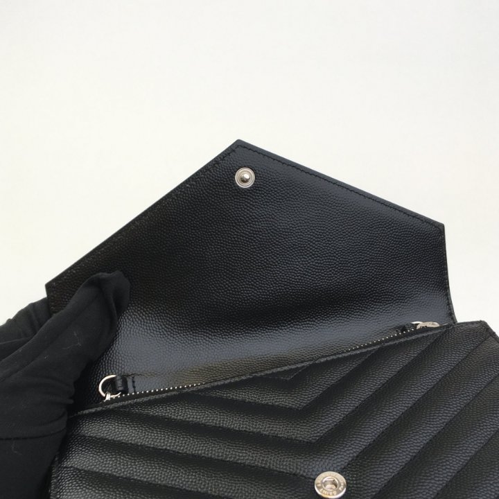 Saint Laurent (YSL) Cassandre Envelope Wallet On Chain (WOC