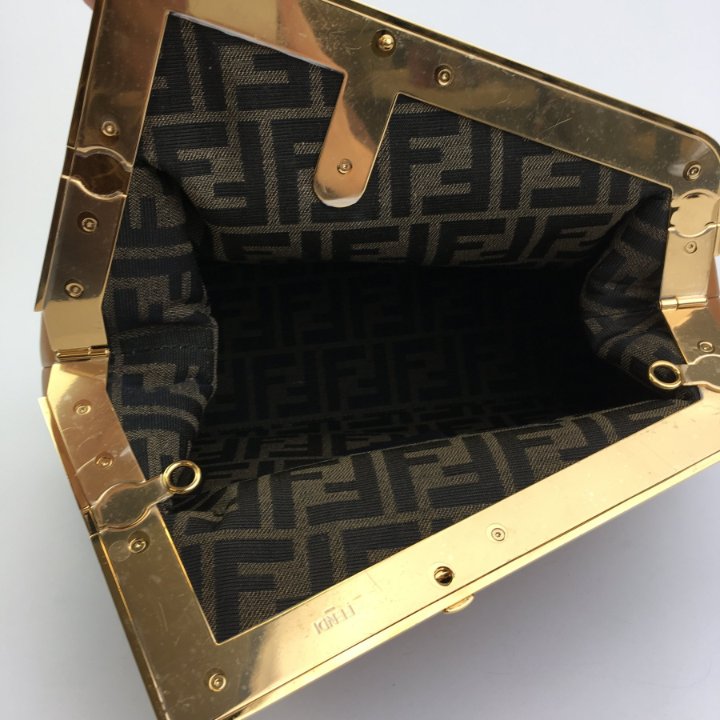 Fendi Medium Calfskin First Clutch Luxe Du Jour