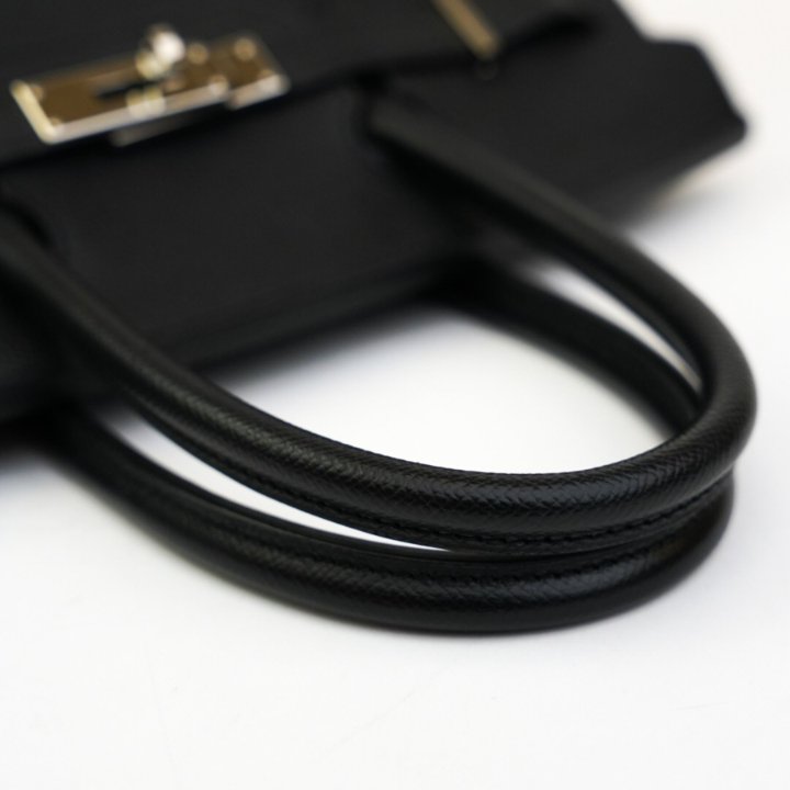 Hermes Birkin 30 Black Epsom Handbag Luxe Du Jour