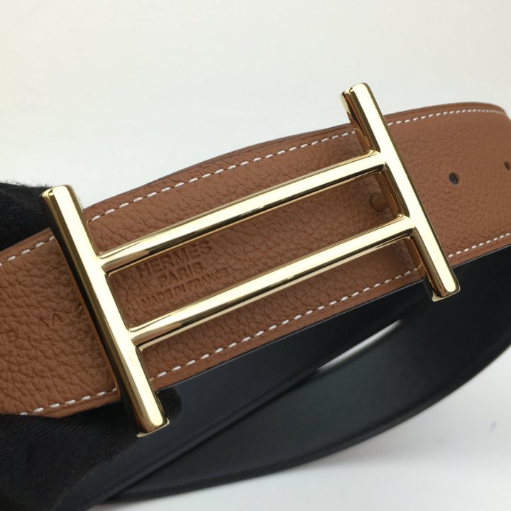 HERMES  ベルト HERMES エルメス ベルト セリエ 70 ボックスカーフ ブラック シルバー