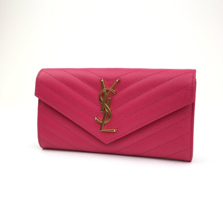 Saint Laurent (YSL) Cassandre Flap Wallet - Luxe Du Jour