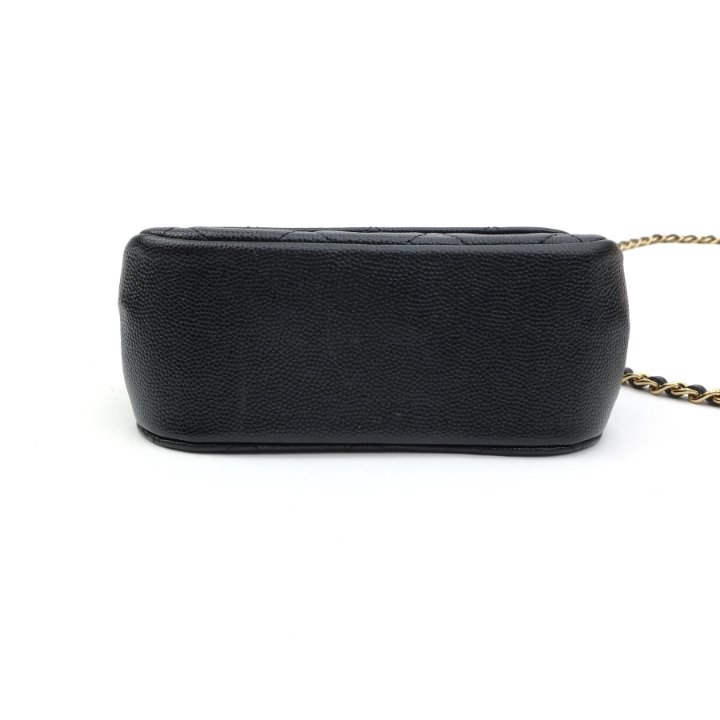 ★TOUT Y EST★ Caviar Embo Clutch Black 22EBCH05 CHANEL CLUTCH WITH CHAIN MINI BLACK CAVIAR - BJ Luxury