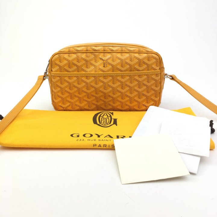 美品【GOYARD】イエロー キャンバス CAP-VERT ショルダーバック Goyard Cap-Vert PM Yellow Bag | CAPVE2PMLTY08CL08P | McKickz