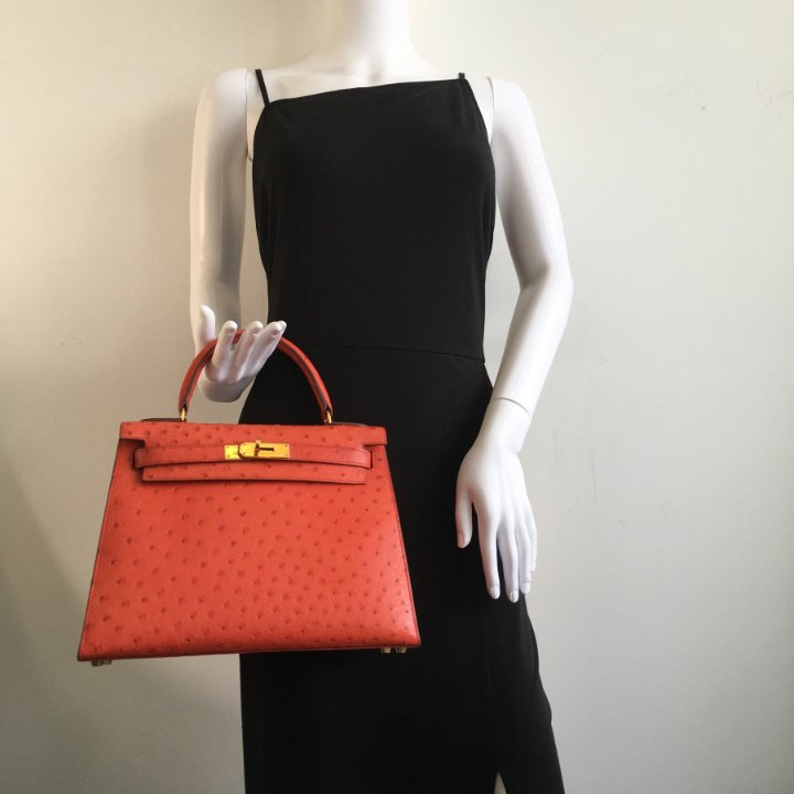 HERMÈS SELIER フリスビー オレンジ Hermes Verso Mini Kelly 20 Sellier Bag Feu & Terre Battue
