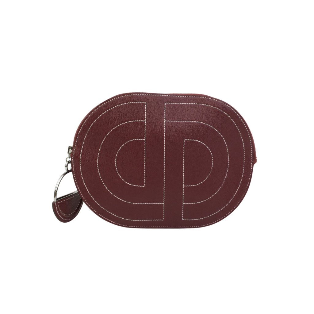 Hermes In The Loop To Go Pouch Rouge H Goatskin - Luxe Du Jour
